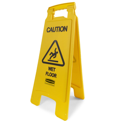 Plastic Barricade Signs Image